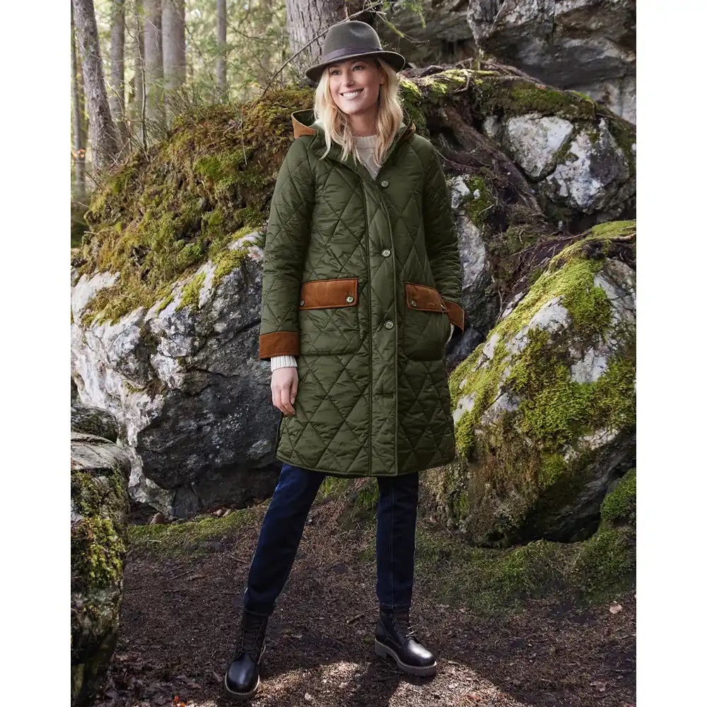 NWTs Barbour Mickley Quilted Jacket. Sage/Ancient. Sz. 10 US (14 UK)